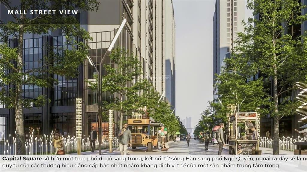 Duy nhất 1 suất nội bộ, ch trực diện sông hàn sở hữu lâu dài tổ hợp 14 tòa 5 sao capital square đn