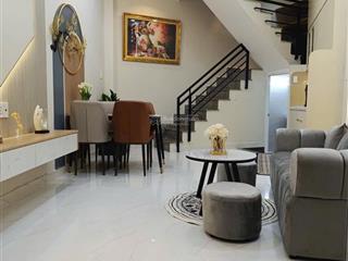Nhà hẻm 5m gần lê quang định  25m2 3 tầng  full nội thất