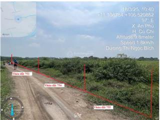 Chính chủ cần bán gấp cụm 3 lô đất liền kề xã an phú, huyện củ chi