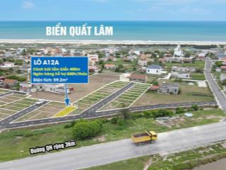 Bán đất 1 tỷ, 58,9m2 tại nguyễn văn ích, thị trấn quất lâm, giao thủy, nam định, view đẹp chỉ với