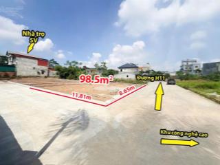 Bán đất đẹp tại tân xã, 39 triệu / m2, 98.5 m2, pháp lý đầy đủ