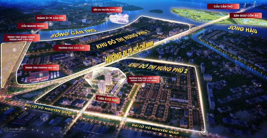 Cara river park căn hộ ven sông, hồ bơi vô cực, công viên xanh giữa lòng phố
