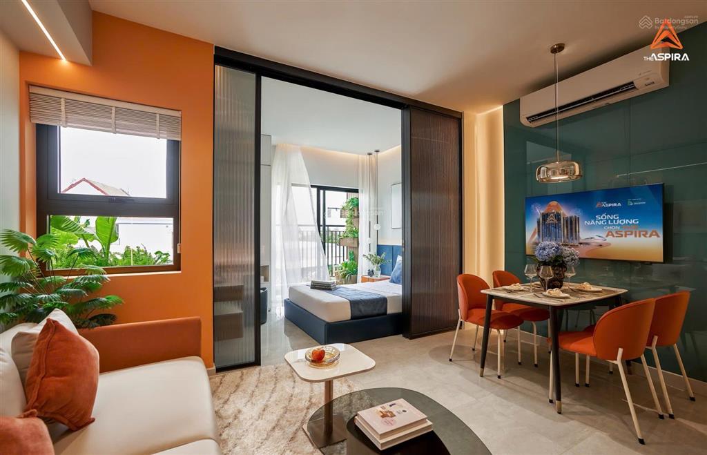 Căn 1pn the aspira 42m² giá chỉ 1,65 tỷ, nội thất cao cấp smarthome, gần metro