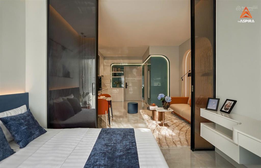 Căn 1pn the aspira 42m² giá chỉ 1,65 tỷ, nội thất cao cấp smarthome, gần metro