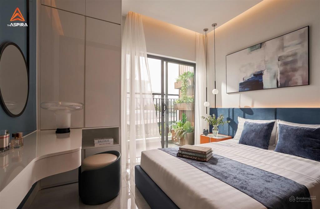 Căn 1pn the aspira 42m² giá chỉ 1,65 tỷ, nội thất cao cấp smarthome, gần metro