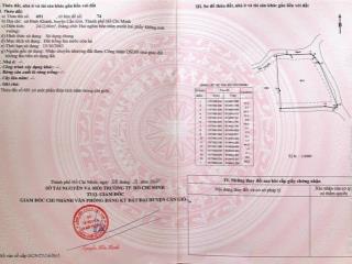 Bán đất rừng sác, 30 triệu/m2, 5236m2 (1600m2 thổ cư), đối diện ubnd bình khánh, cần giờ