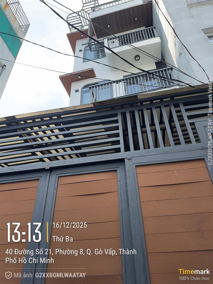 (gò vấp) giá chào mới 7.2 tỷ toạ lạc ngay đường số 21 diện tích 4.7x13 (65/75m2)