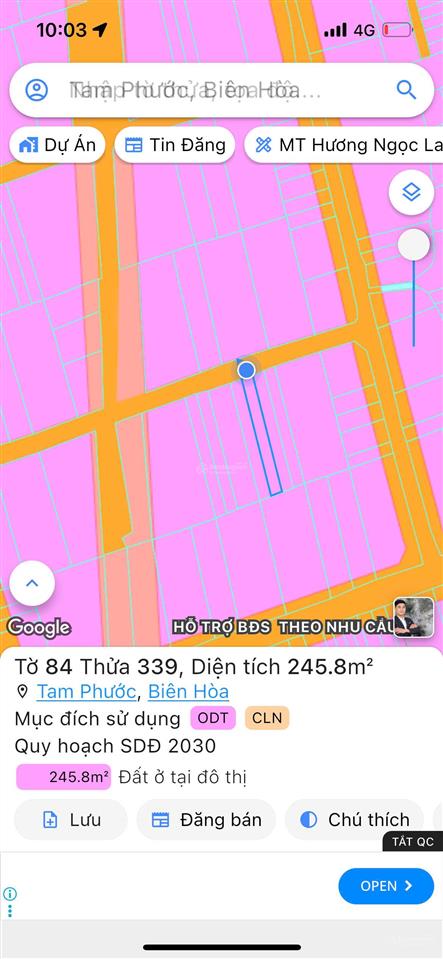 Khu dân cư trường cao đẳng an ninh tam phước. ngay gần cầu long hưng mới khởi công