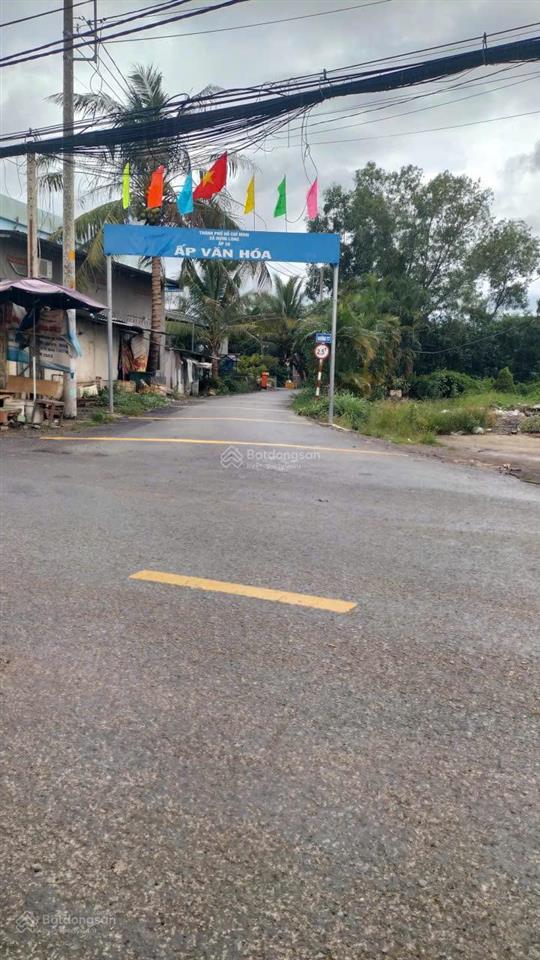 Đất lọt khe đối diện chợ hưng long, đoàn nguyễn tuấn, bình chánh, hcm, 161,1m2 giá 2,835 tỷ