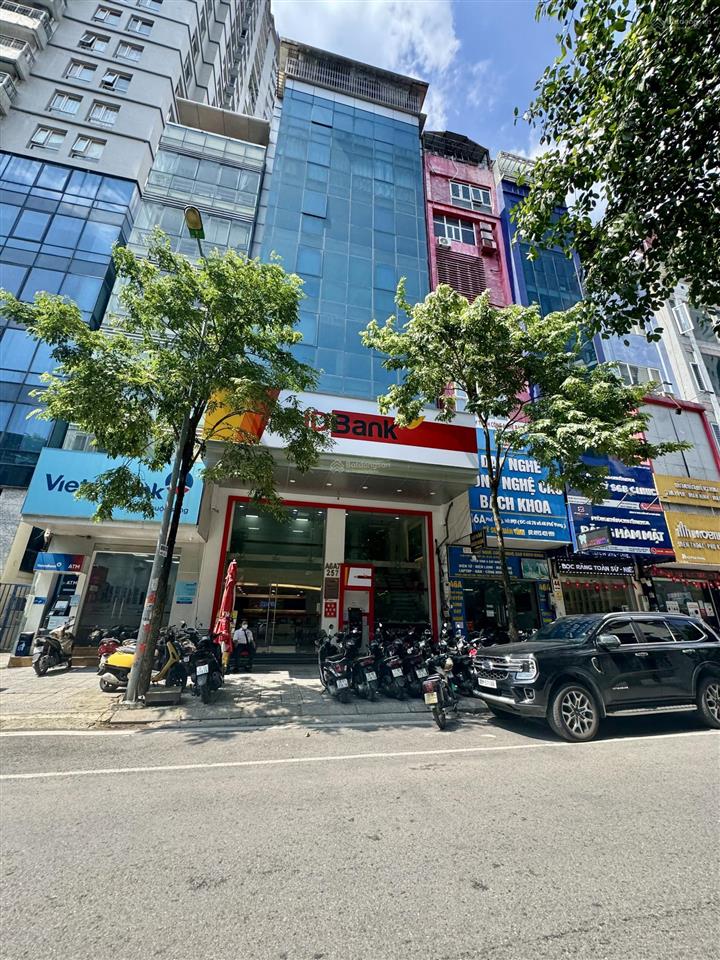 Toà vp mặt phố trần thái tông vỉa hè rộng 3m 7 tầng có hầm dòng tiền 1.5 tỷ/ năm 100m2 mt6m 62 ty