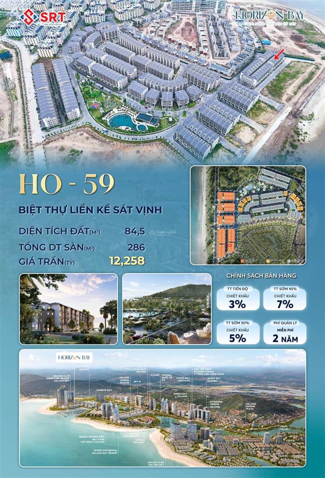 Chỉ từ 12 tỷ sở hữu siêu phẩm biệt thự liền kề horizon sát vịnh hạ long. nhận nhà ở ngay!!