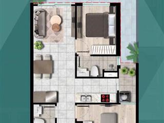 Bán căn hộ sân vườn, 2pn, 2wc. sân vườn 3.7m2. trồng cây xanh thoải mái. giá 2tỷ7