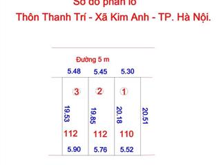3 lô f0 ở thanh trí kim anh hà nội