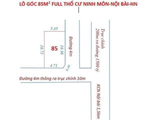 Chính chủ gửi bán hàng hot f0, dân cắt bán ninh môn xã nội bài tp hà nội diện tích
