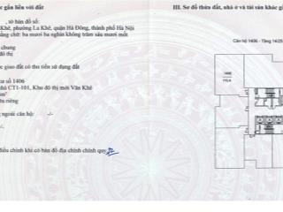 Chính chủ bán phòng 1406 tòa ct101 usilk city, sổ đỏ 116m2, 3 ngủ, 2vệ sinh giá hơn 7 tỉ (miễn tg)
