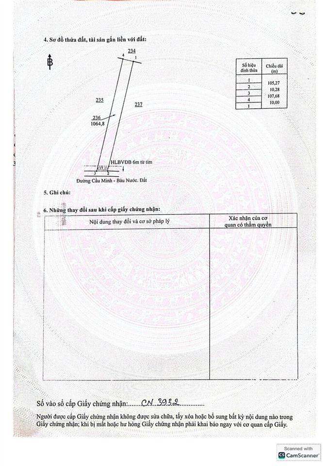 Chủ kẹt tiền cần bán đất nền 1100m2 tại xã tân lợi, đồng phú, giá chỉ 300 triệu, công chứng ngay