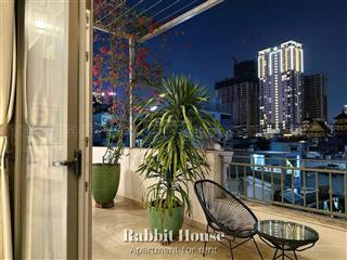 Penthouse cao cấp trung tâm quận 1  1pn, full nội thất, ban công view thành phố