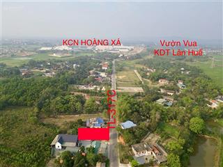 Đất cạnh kcn hoàng xá, giá chỉ 12.5tr/m2, đường nhựa 16m