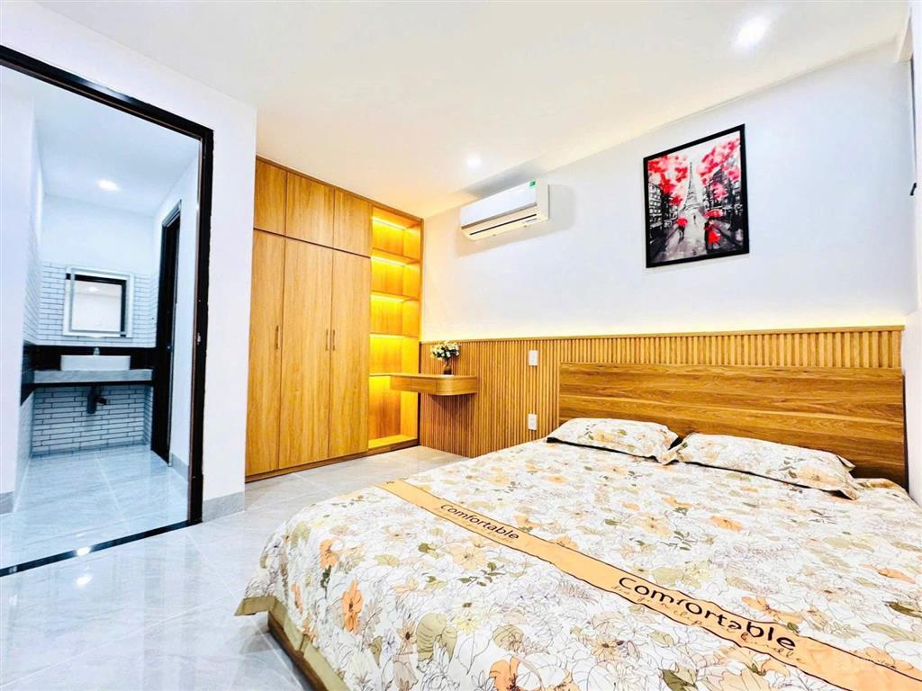 Bán nhà mới xây tại thanh lộc q12 , dt 66m2 3p ngủ 2p wc đường hẻm ô tô 5m gần thpt trần cao vân