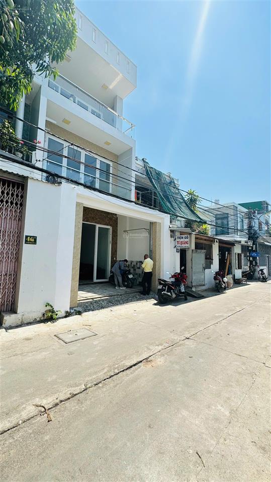 Bán nhà 3 tầng đẹp sổ hoàn công gần biển đường trần thị tính, dt 89,6m2 nở hậu, giá 7,8 tỷ