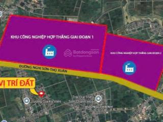 Bán đất đối diện khu công nghiệp hợp thắng  triệu sơn thanh hóa