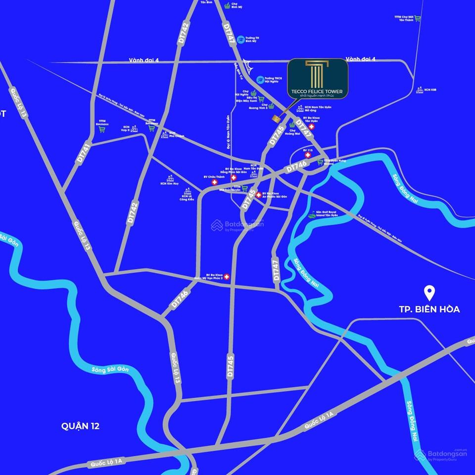 Bán căn hộ tại tecco felice tower, 1,3 tỷ (bao hết phí), 64m2, 2pn, 2wc (còn duy nhất 1 căn)