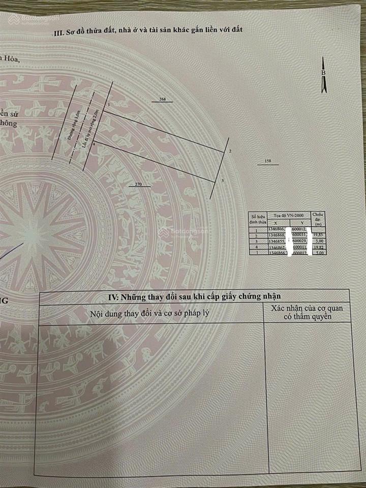 Bán lô đất đẹp phước trung (phước đồng cũ) phường nam nha trang. giá 1tỷ350(13,5tr/m²)