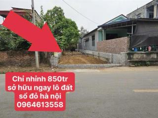 Chú ý ở đây bán đất giá rẻ  với tôi ngay chỉ nhỉnh 800tr sở hữu lô đất 100m2 sổ đỏ hà nội
