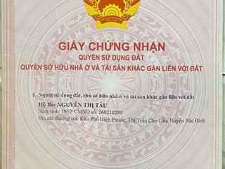 Chính chủ cần bán đất chợ lầu  bắc bình