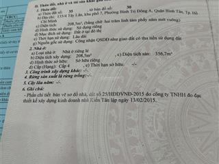 16tỷ tl, nhà 2 mặt tiền góc ngang 7m x 30m dài, đường tây lân, khu nhà cao tầng vip