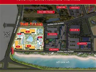 Bán căn hộ 1pn view đẹp tại the paris  vinhomes ocean park, 2,69 tỷ, 28m2