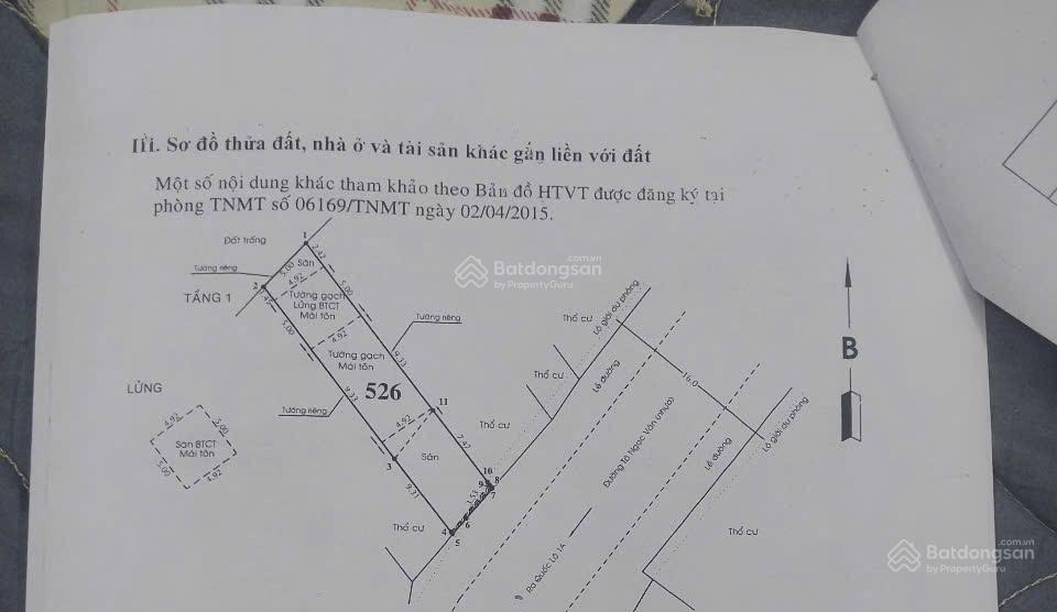 Mtkd tô ngọc vân ngay kdc thành đô 5x25m kqh, klg