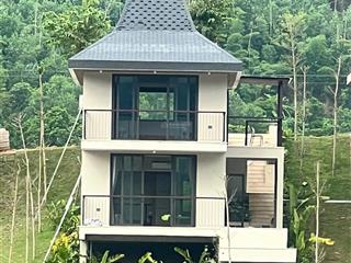 Bán gấp biệt thự nghỉ dưỡng đơn lập lòng hồ hoà bình 166m2 chính chủ, mới hoàn toàn