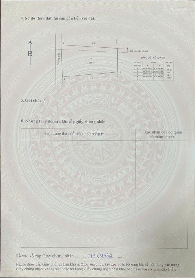 Bán đất phú mỹ giá rẻ nhất thị trường chỉ 2.2 tỷ sở hữu 285.7m2