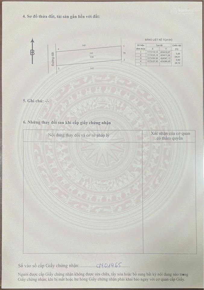 Bán đất phú mỹ giá rẻ nhất thị trường chỉ 2.2 tỷ sở hữu 285.7m2
