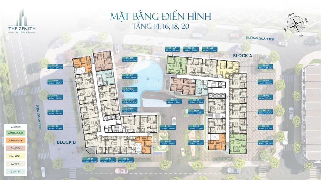 Bán căn hộ zenith đồng hòa giá rẻ hiếm trong khu vực vị trí bùi viện  đồng hòa  kiến an