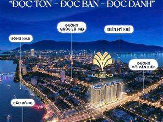Bán căn hộ 2pn the legend đà nẵng view trực diện cầu rồng, giá tốt 2025
