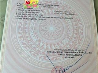 BÁN NHÀ ĐẸP “HIẾM CÓ” TẠI VĨNH NGỌC – NHA TRANG