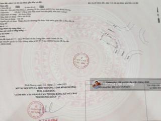 Bán đất trung tâm hành chính tp. dĩ an,lô góc 2 mặt tiền 13ty tl