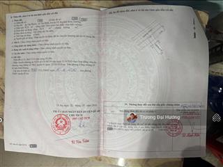 Bán đất mặt tiền đường chùa tân long p. tân bình, tp. dĩ an  2,8 tỷ tl