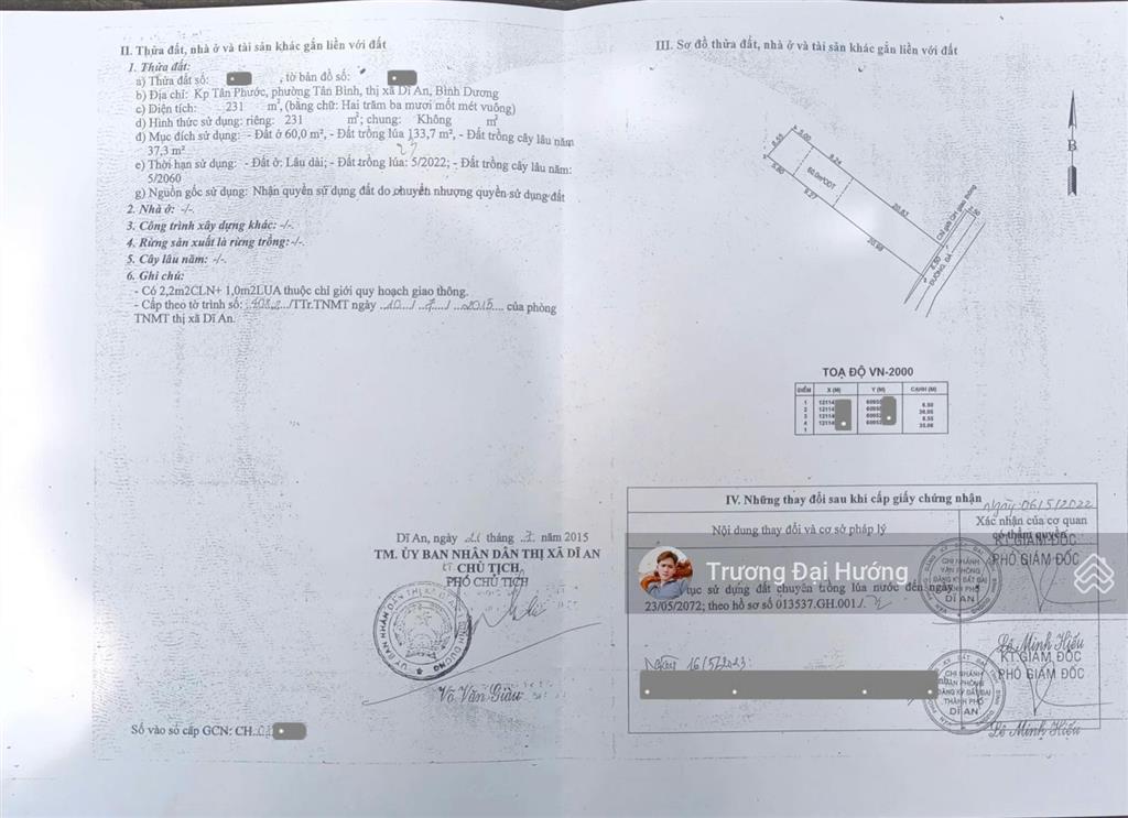 Bán đất giá tốt gần đường nguyễn thị tươi (đang mở rộng)  4,8 tỷ tl (8686)