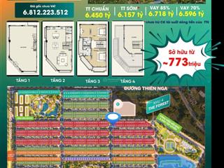 Bán nhà phố tại vinhomes green city, thanh toán trước 773tr nhận nhà  hậu nghĩa, đức hòa, long an