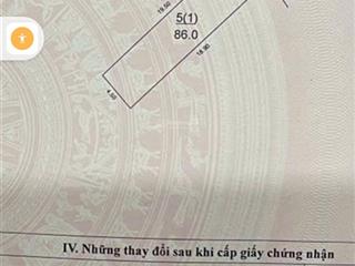 Bán đất tại xã vĩnh ngọc, 210 triệu / m2, 86 m2, sổ đỏ đầy đủ
