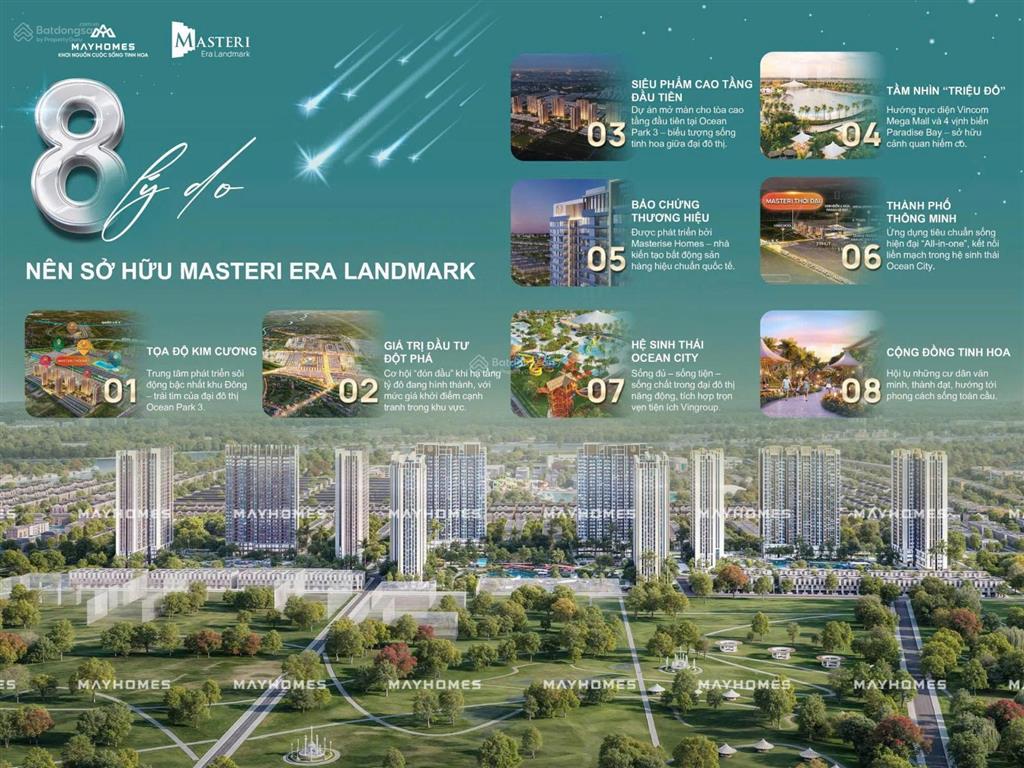 Masterise homes chính thức giới thiệu masteri era landmark tại ocean park 3