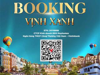 Chính thức nhận booking phân khu vịnh xanh  vinhomes ocean park 3