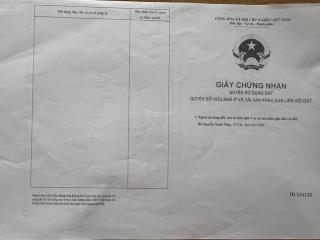 Chính chủ cần bán gấp đất mặt tiền đường nguyễn kim công giá 7.1 tỷ, tp. tân an