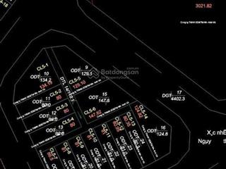 Bán lô góc đất dự án vạn an residence. diện tích 134.2m2. mặt tiền 6.62m. hướng tb  tn