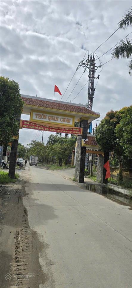 Bán nhanh lô đất 125m2, thôn quang châu, gần miếu bông, gần phạm hùng, đường ô tô