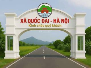 Bán đất 266m2 có 120m tc tại xã phú cát, quốc oai, hà nội, chỉ với 6,4 tỷ