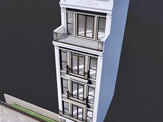 Nhà ngõ kẻ tạnh có thang máy ô tô vào nhà 5 tầng + tum